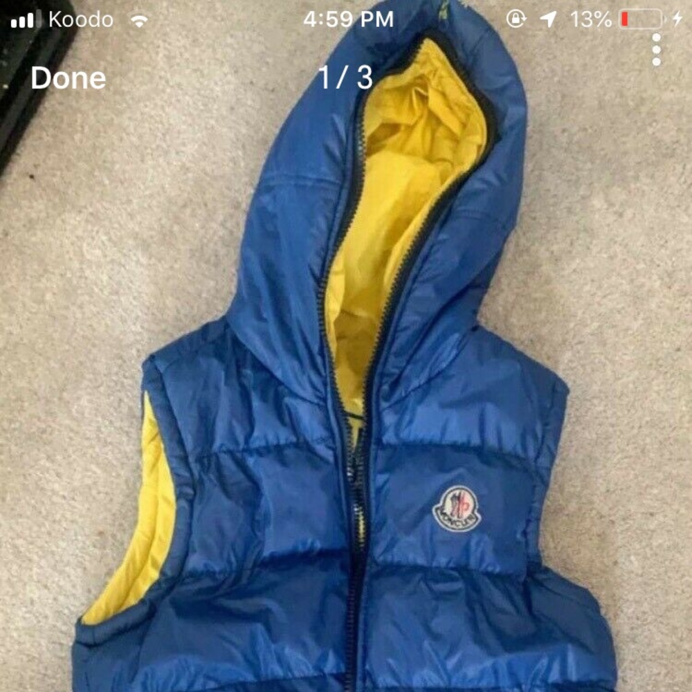 Men’s moncler vest